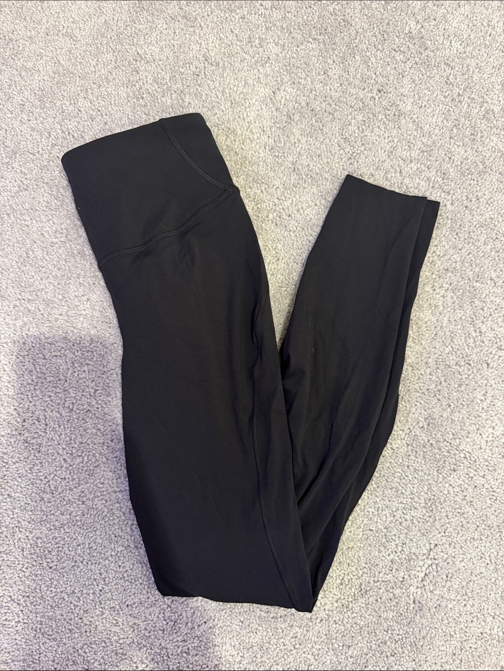Lululemon Black High-Waisted Leggings, size 4, worn once